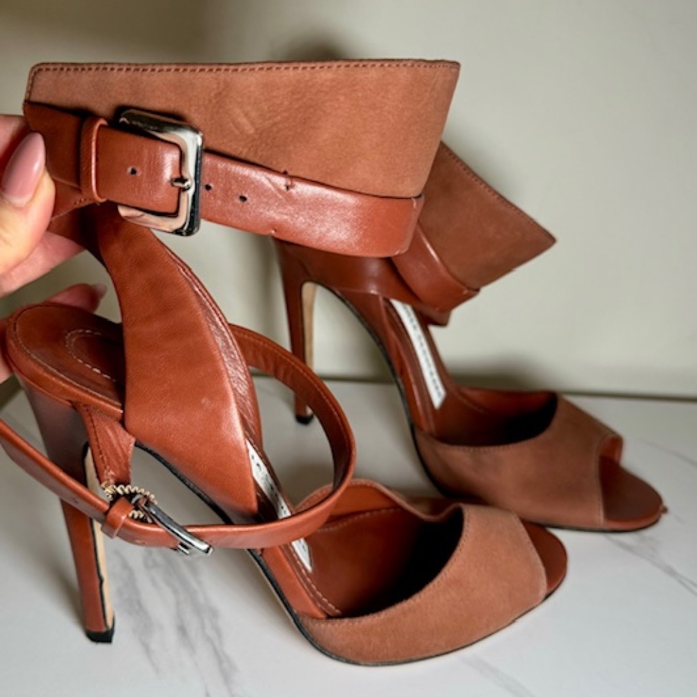 Camilla Skovgaard Women’s Brown Leather Heels Size 37 1/2